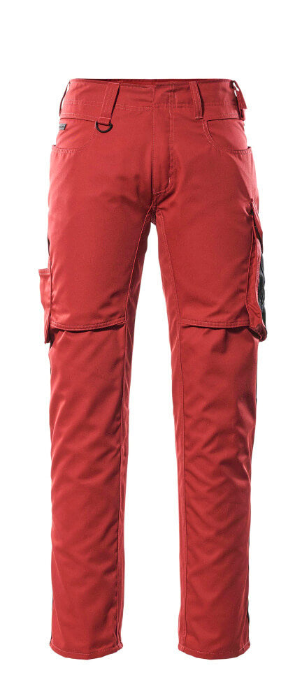 Mascot UNIQUE  Oldenburg Trousers with thigh pockets 12579 red/black