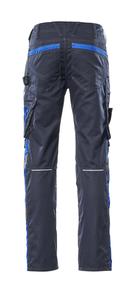 Mascot UNIQUE  Mannheim Trousers with kneepad pockets 12679 dark navy/royal