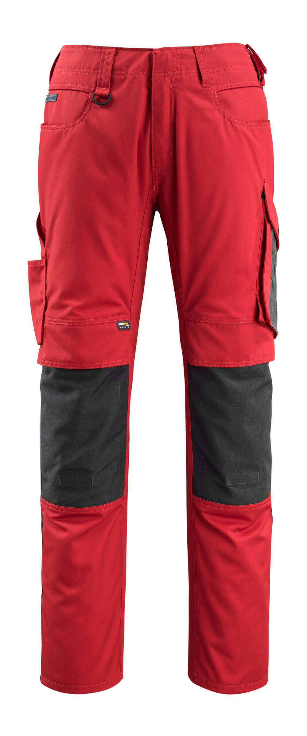 Mascot UNIQUE  Mannheim Trousers with kneepad pockets 12679 red/black