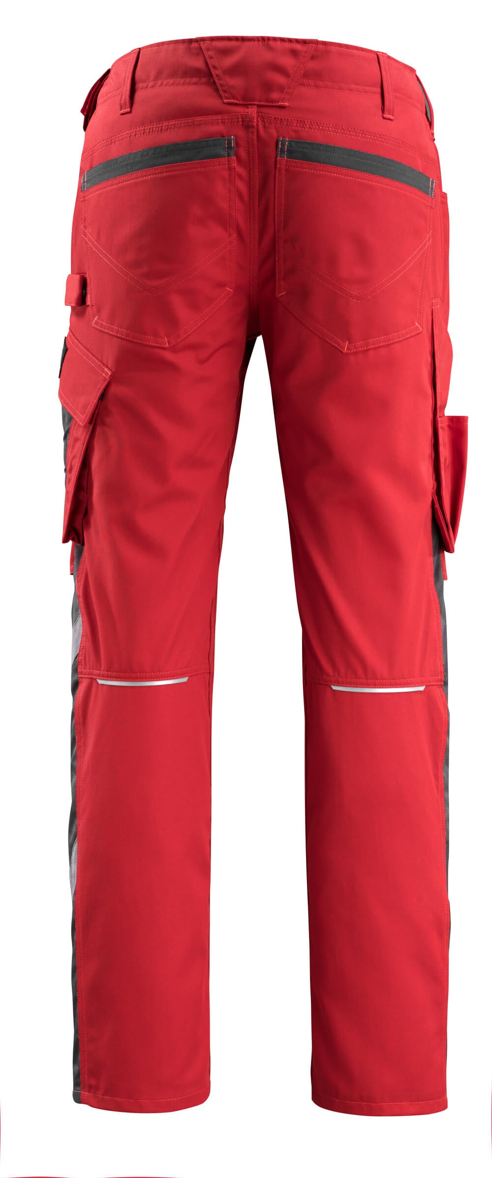 Mascot UNIQUE  Mannheim Trousers with kneepad pockets 12679 red/black