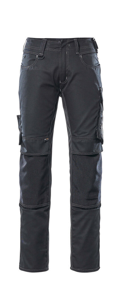 Mascot UNIQUE  Mannheim Trousers with kneepad pockets 12679 black/dark anthracite