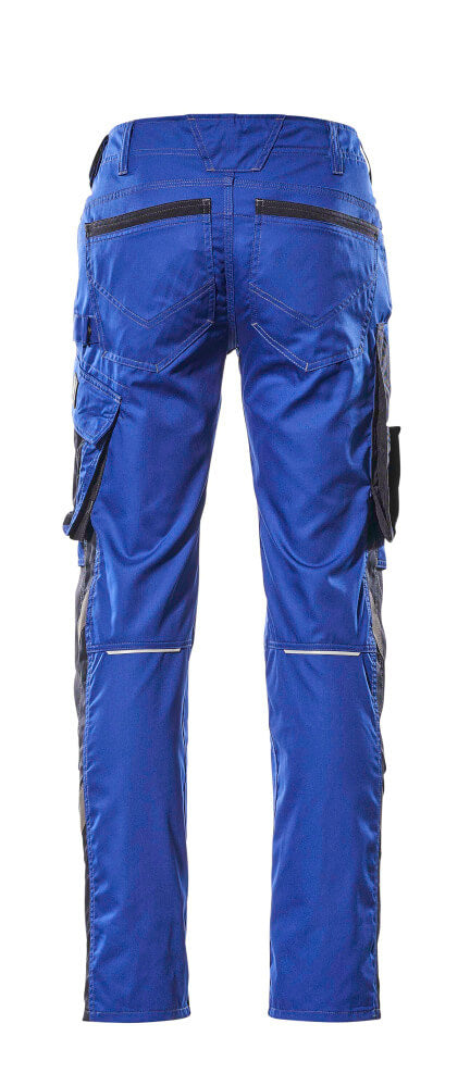 Mascot UNIQUE  Lemberg Trousers with kneepad pockets 13079 royal/dark navy