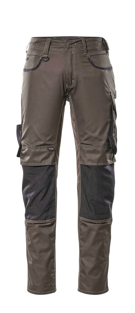 Mascot UNIQUE  Lemberg Trousers with kneepad pockets 13079 dark anthracite/black