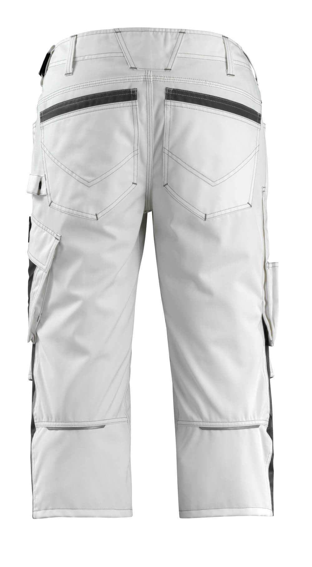 Mascot UNIQUE  Altona ¾ Length Trousers with kneepad pockets 14149 white/dark anthracite