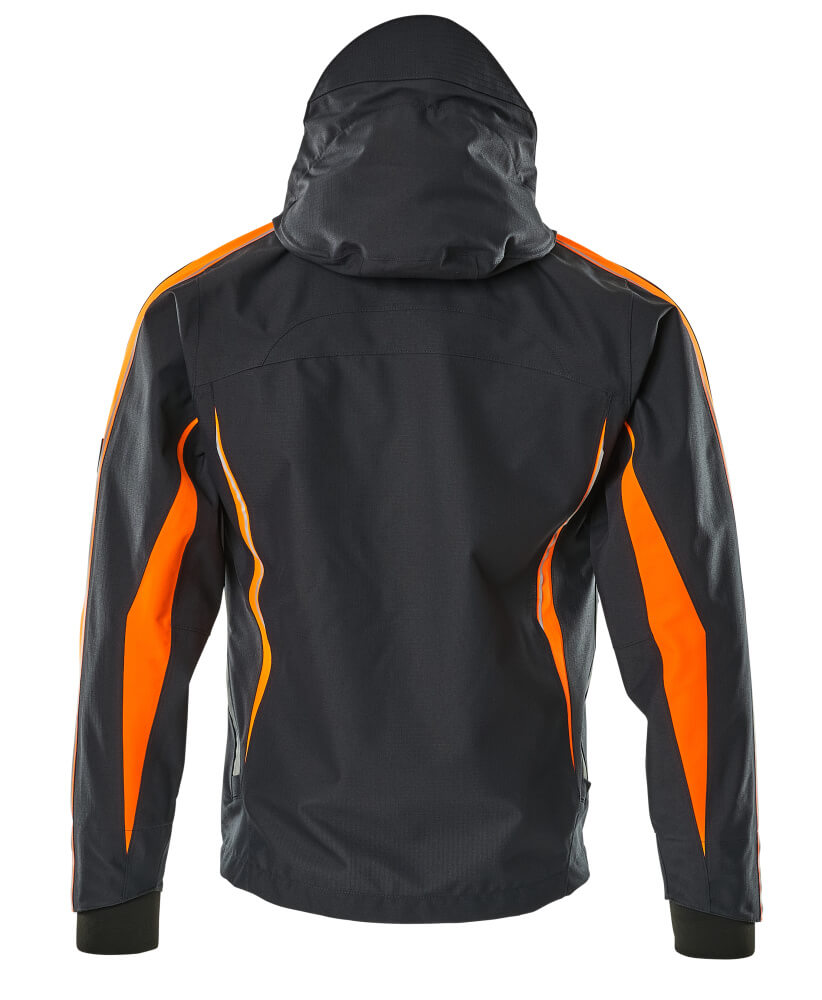 Mascot HARDWEAR  Gandia Outer Shell Jacket 15001 dark navy/hi-vis orange