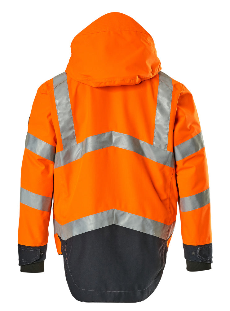 Mascot SAFE SUPREME  Harlow Outer Shell Jacket 15501 hi-vis orange/dark navy