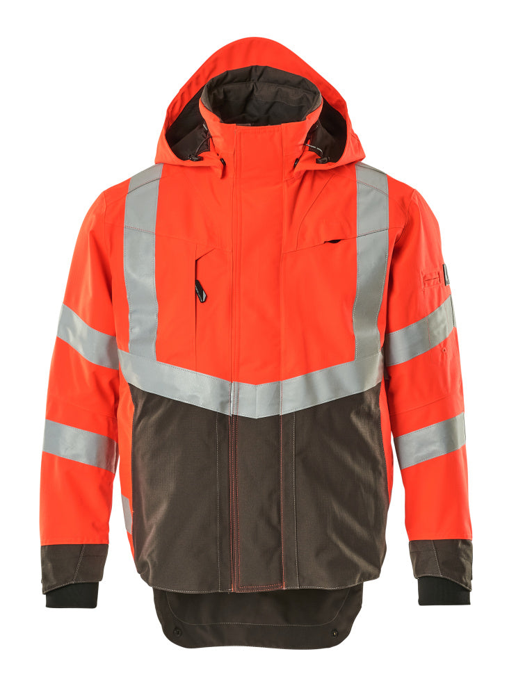 Mascot SAFE SUPREME  Harlow Outer Shell Jacket 15501 hi-vis red/dark anthracite