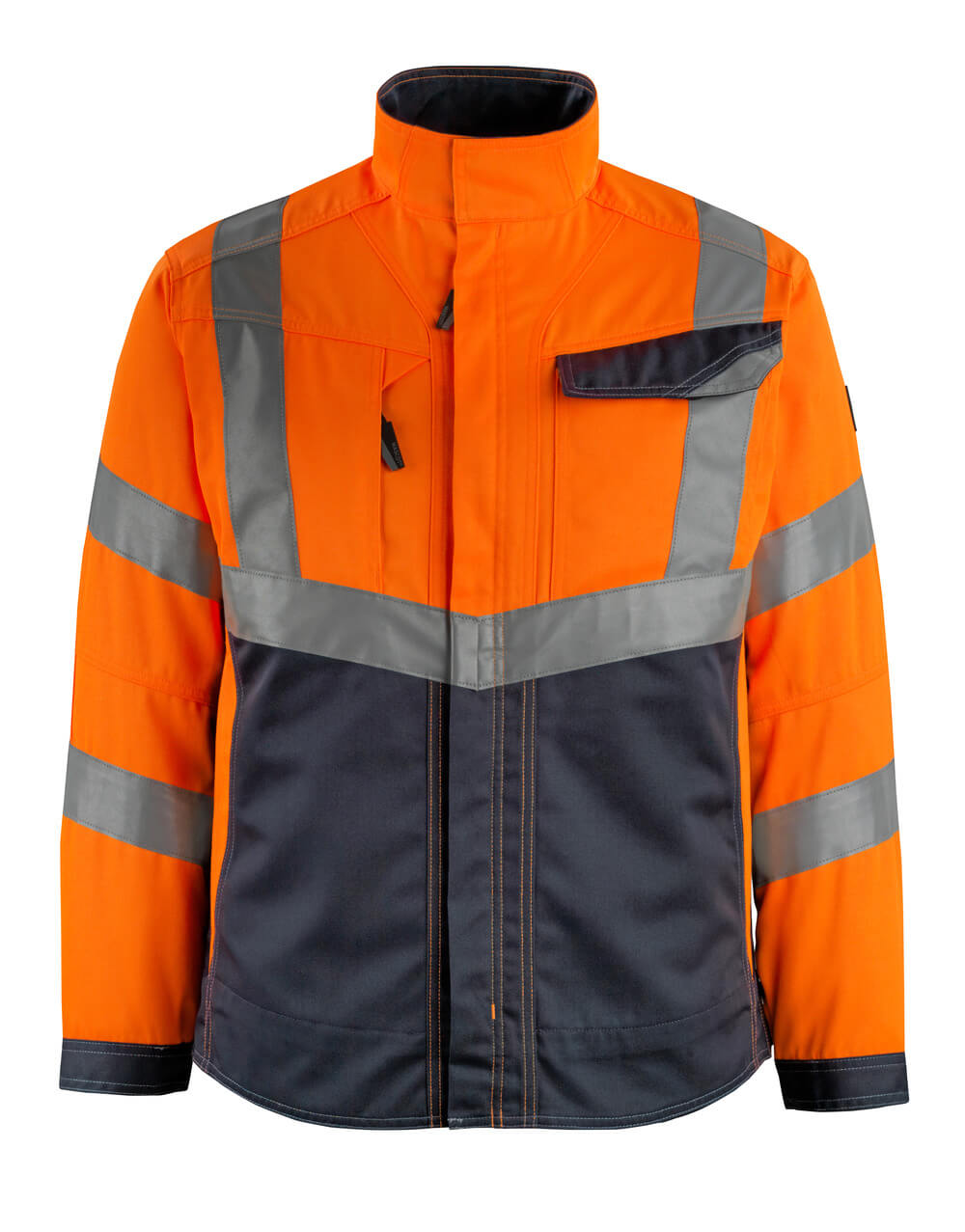 Mascot SAFE SUPREME  Oxford Jacket 15509 hi-vis orange/dark navy