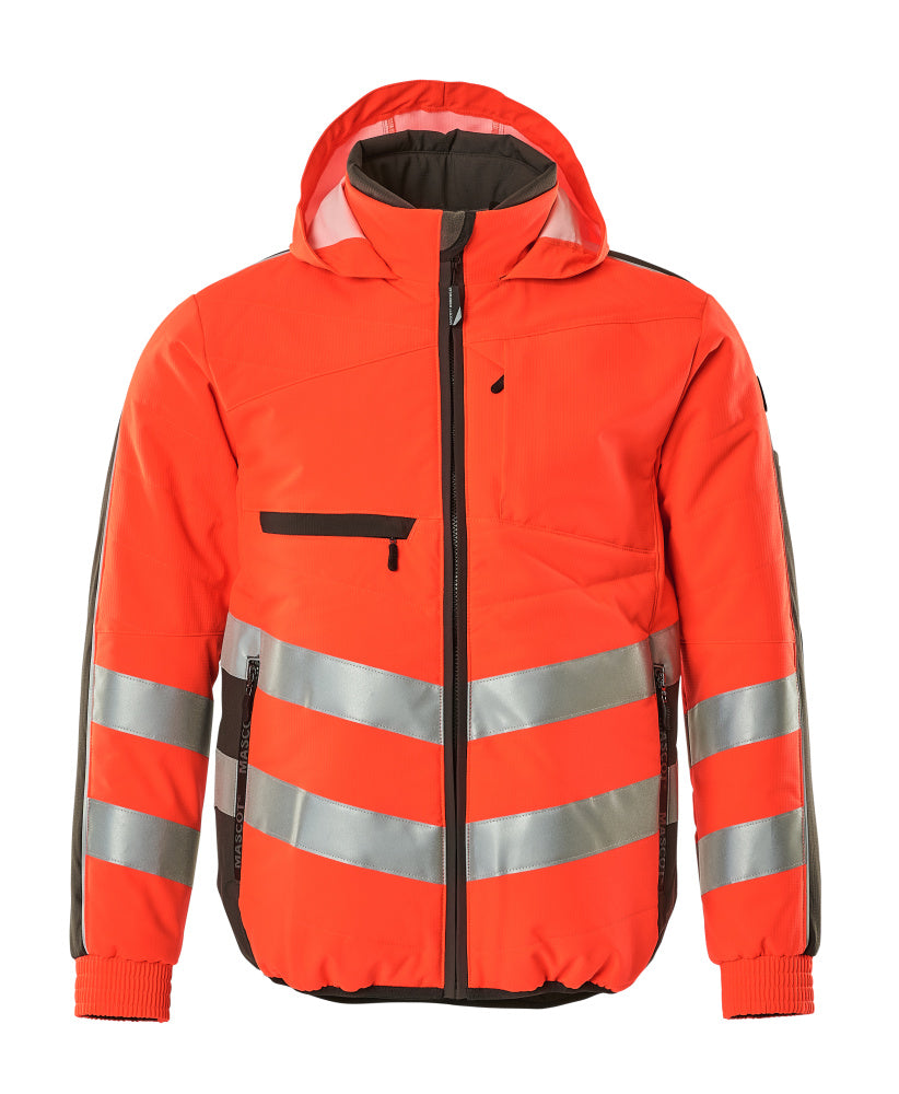 Mascot SAFE SUPREME  Dartford Jacket 15515 hi-vis red/dark anthracite