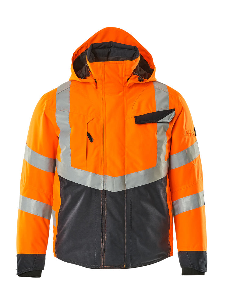 Mascot SAFE SUPREME  Hastings Winter Jacket 15535 hi-vis orange/dark navy