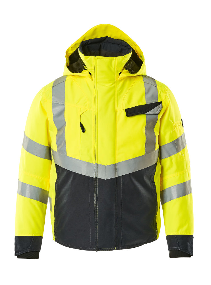Mascot SAFE SUPREME  Hastings Winter Jacket 15535 hi-vis yellow/dark navy