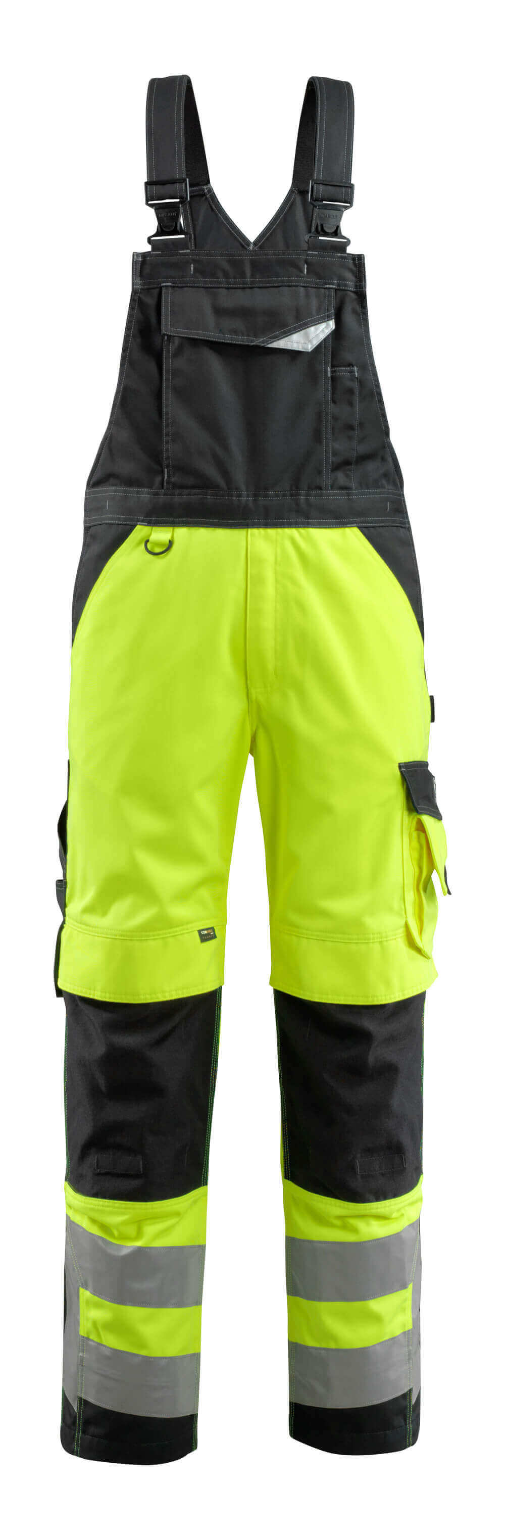 Mascot SAFE SUPREME  Newcastle Bib & Brace with kneepad pockets 15569 hi-vis yellow/black