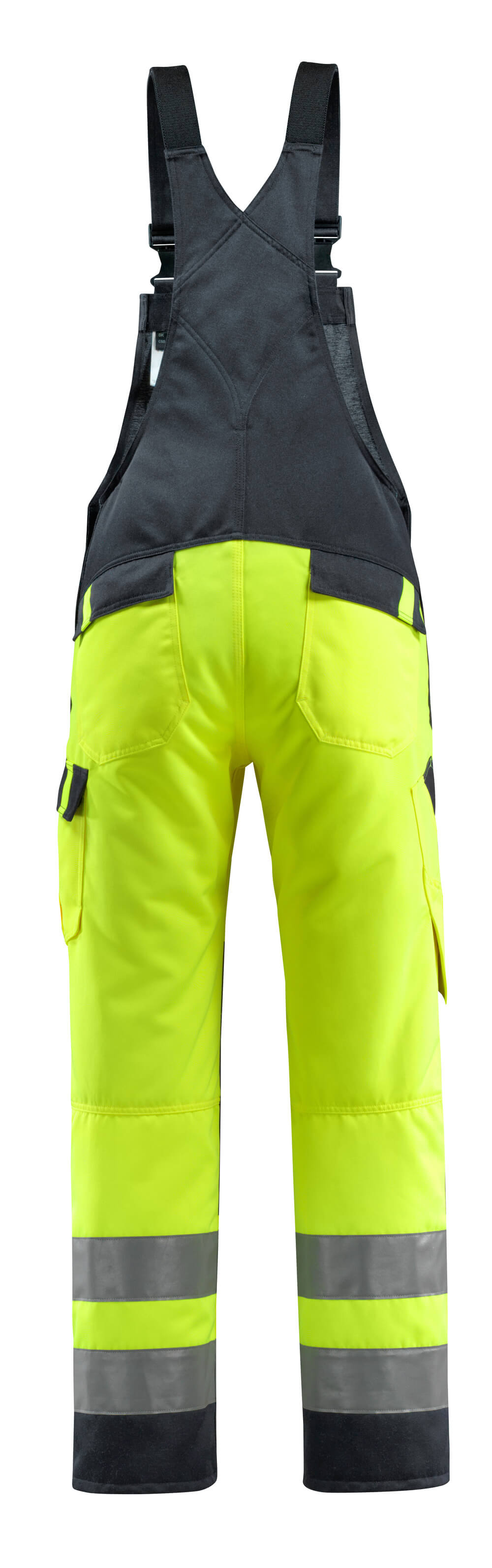 Mascot SAFE LIGHT  Gosford Bib & Brace with kneepad pockets 15969 hi-vis yellow/dark navy