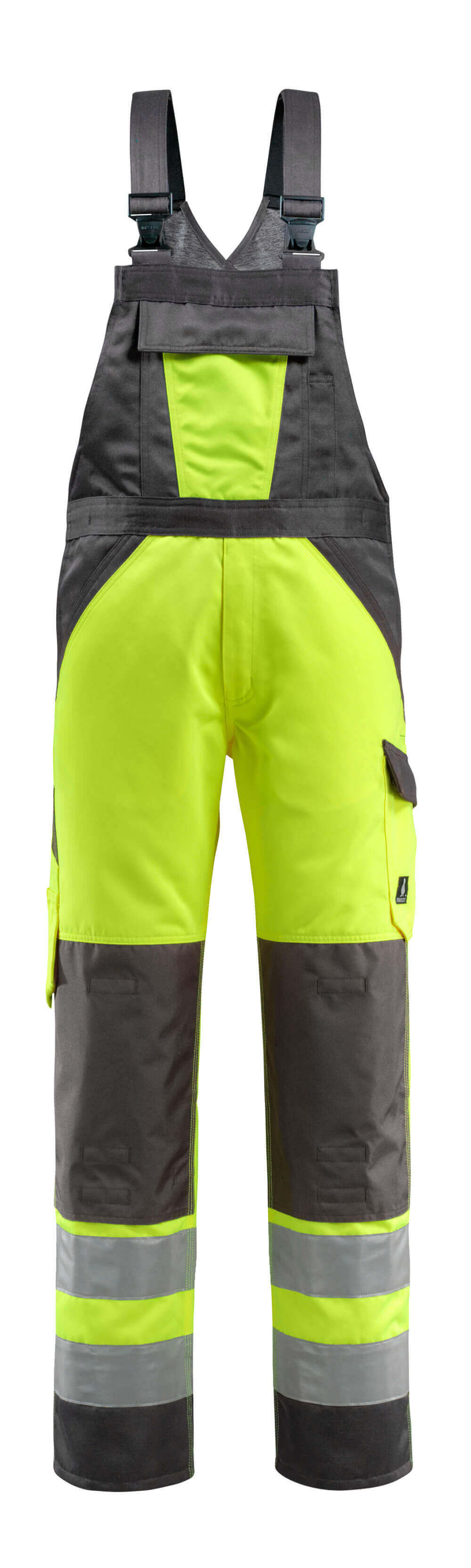 Mascot SAFE LIGHT  Gosford Bib & Brace with kneepad pockets 15969 hi-vis yellow/dark anthracite