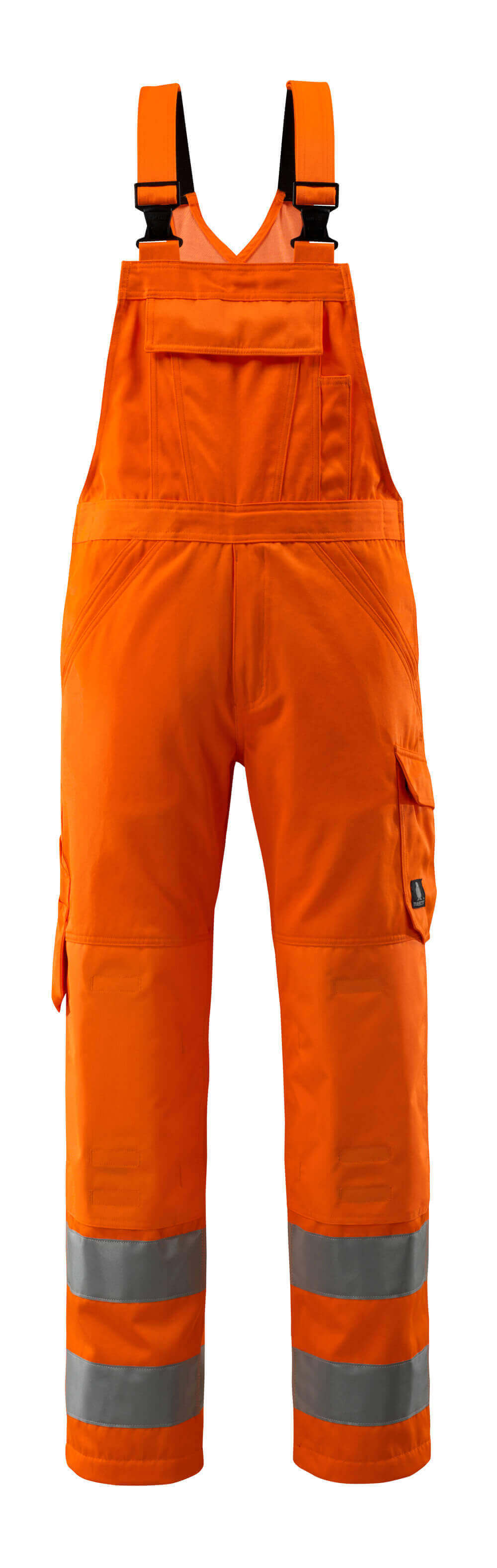 Mascot SAFE LIGHT  Devonport Bib & Brace with kneepad pockets 16869 hi-vis orange