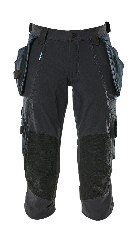Mascot ADVANCED  ¾ Length Trousers with holster pockets 17049 dark navy