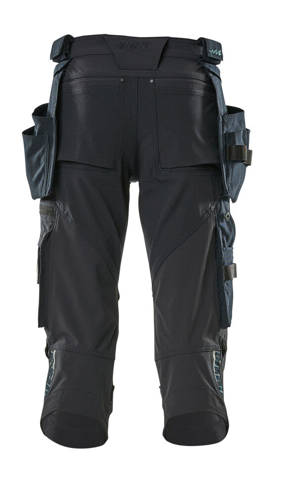 Mascot ADVANCED  ¾ Length Trousers with holster pockets 17049 dark navy