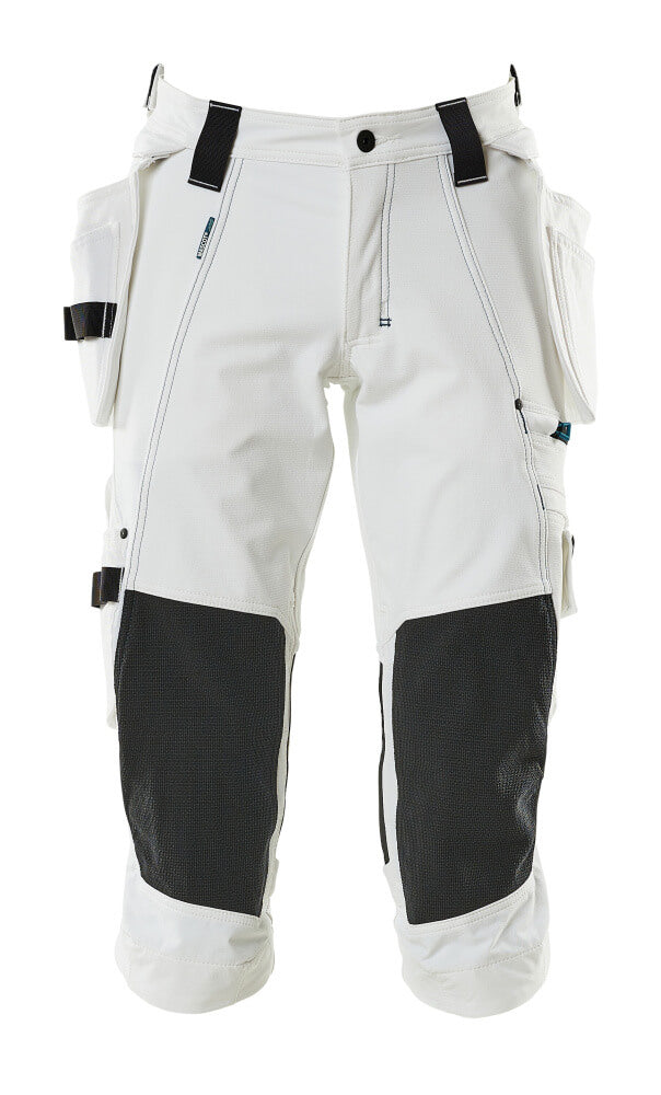 Mascot ADVANCED  ¾ Length Trousers with holster pockets 17049 white