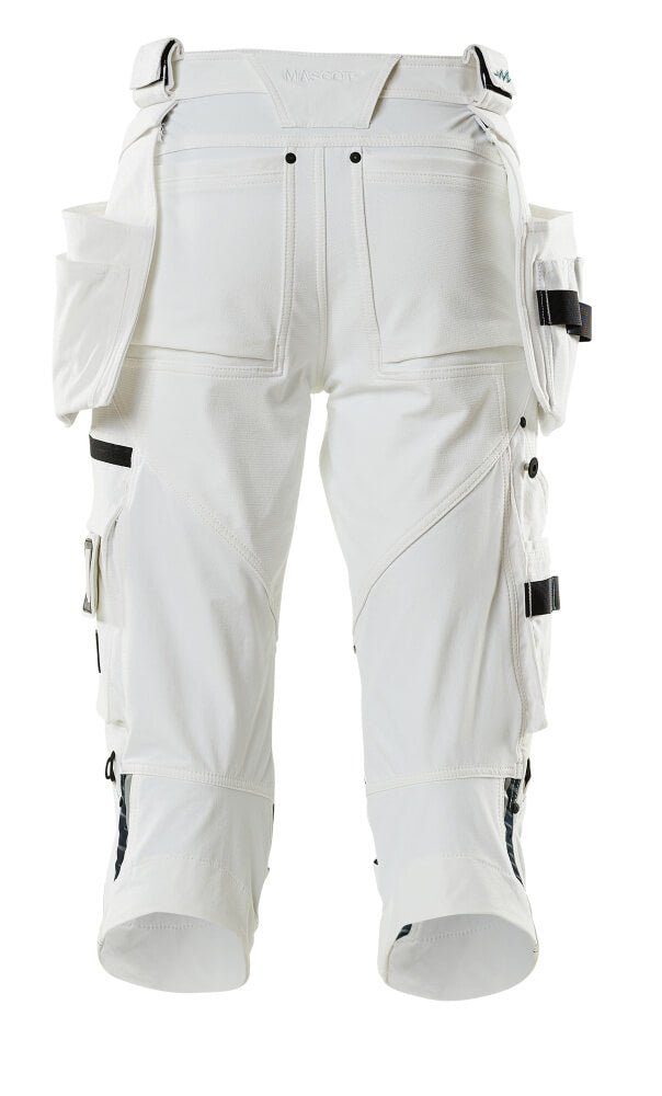 Mascot ADVANCED  ¾ Length Trousers with holster pockets 17049 white