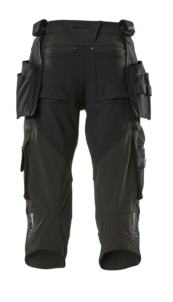 Mascot ADVANCED  ¾ Length Trousers with holster pockets 17049 black