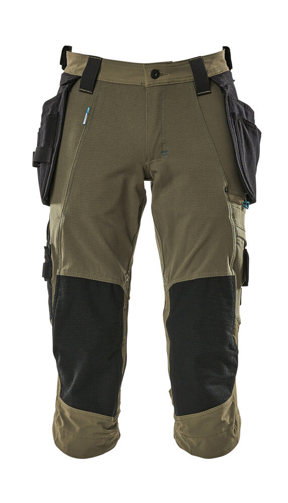 Mascot ADVANCED Pantalon ¾ avec poches holster 17049 vert mousse