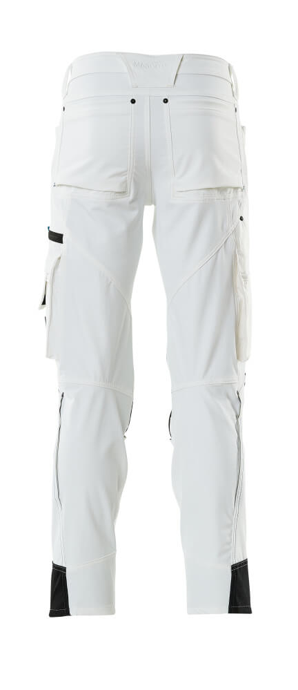 Mascot ADVANCED  Trousers with kneepad pockets 17179 white