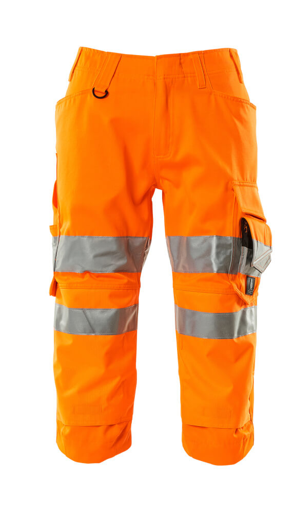 Mascot SAFE SUPREME  ¾ Length Trousers with kneepad pockets 17549 hi-vis orange