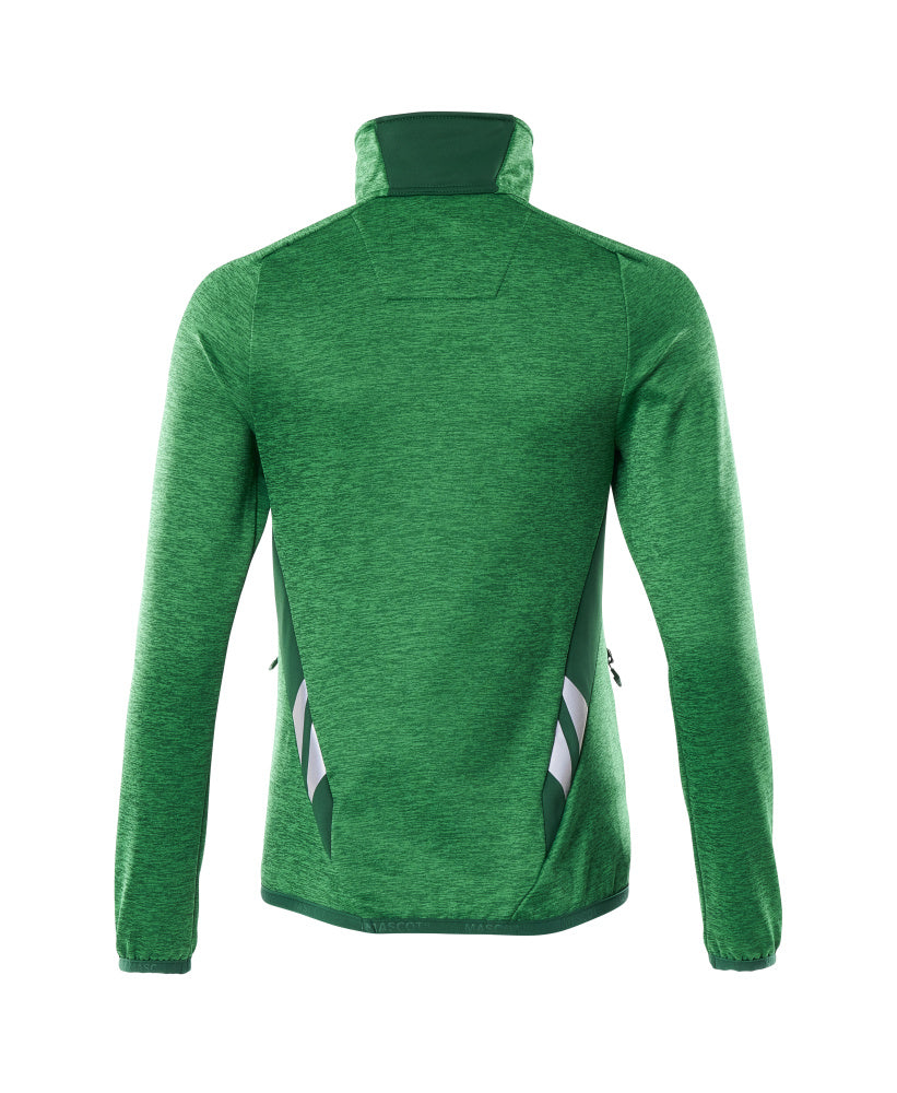 Mascot ACCELERATE  Fleece Jumper with half zip 18053 grass green/green