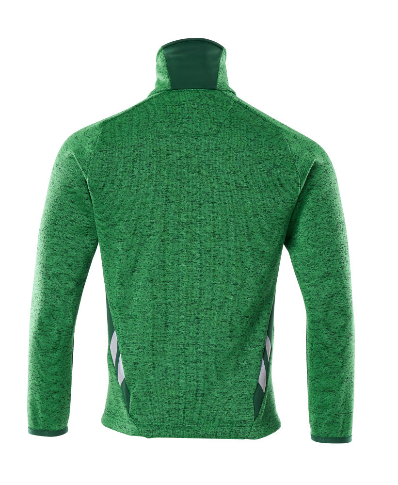 Mascot ACCELERATE  Knitted Jumper with zipper 18105 grass green/green