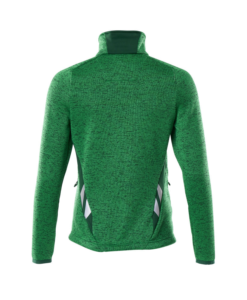 Mascot ACCELERATE  Knitted Jumper with zipper 18155 grass green/green