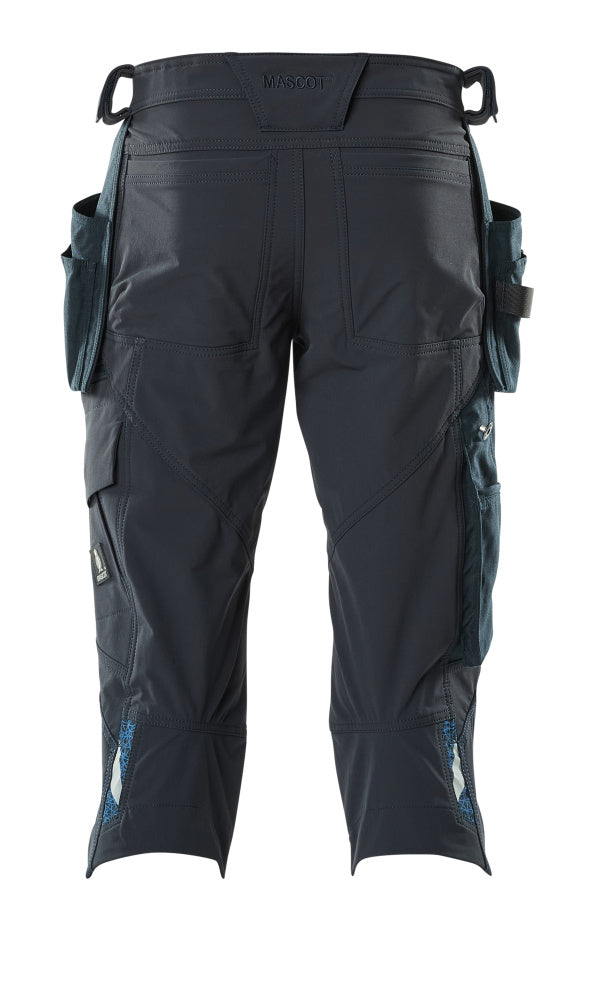 Mascot ACCELERATE  ¾ Length Trousers with holster pockets 18249 dark navy