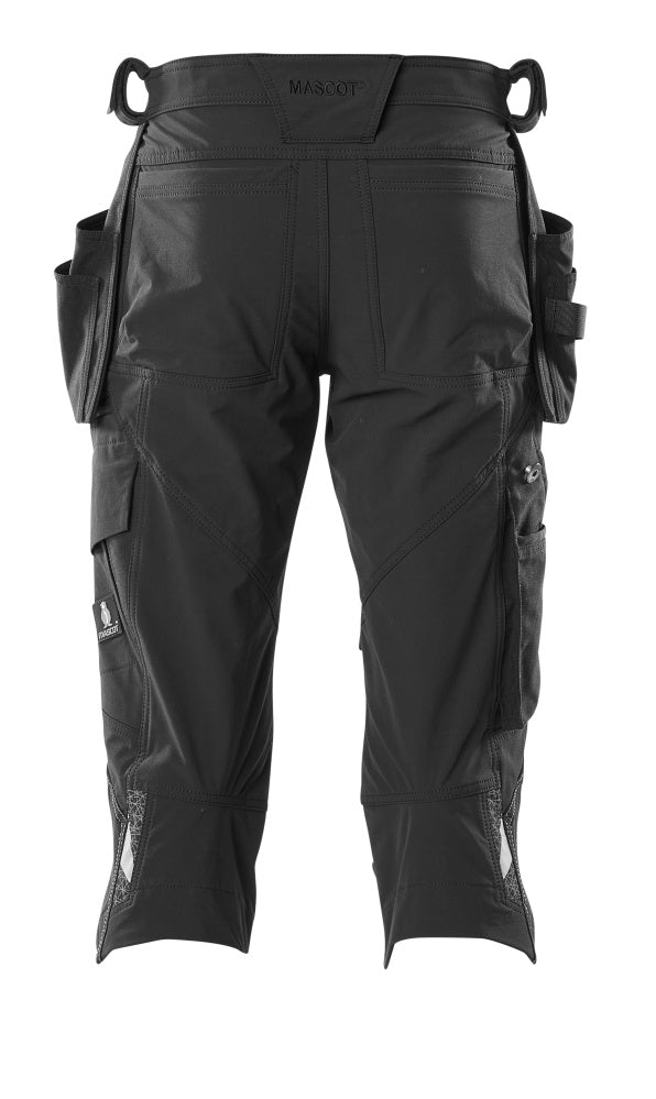 Mascot ACCELERATE  ¾ Length Trousers with holster pockets 18249 black
