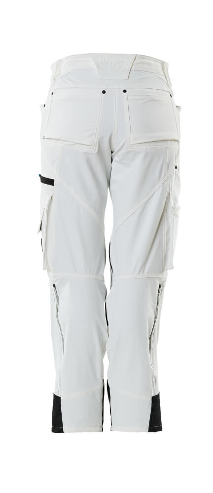 Mascot ADVANCED  Trousers with kneepad pockets 18378 white