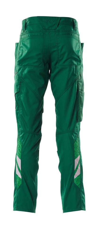 Mascot ACCELERATE Pantalon avec poches genouillères 18379 vert