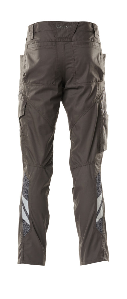 Mascot ACCELERATE  Trousers with kneepad pockets 18379 dark anthracite