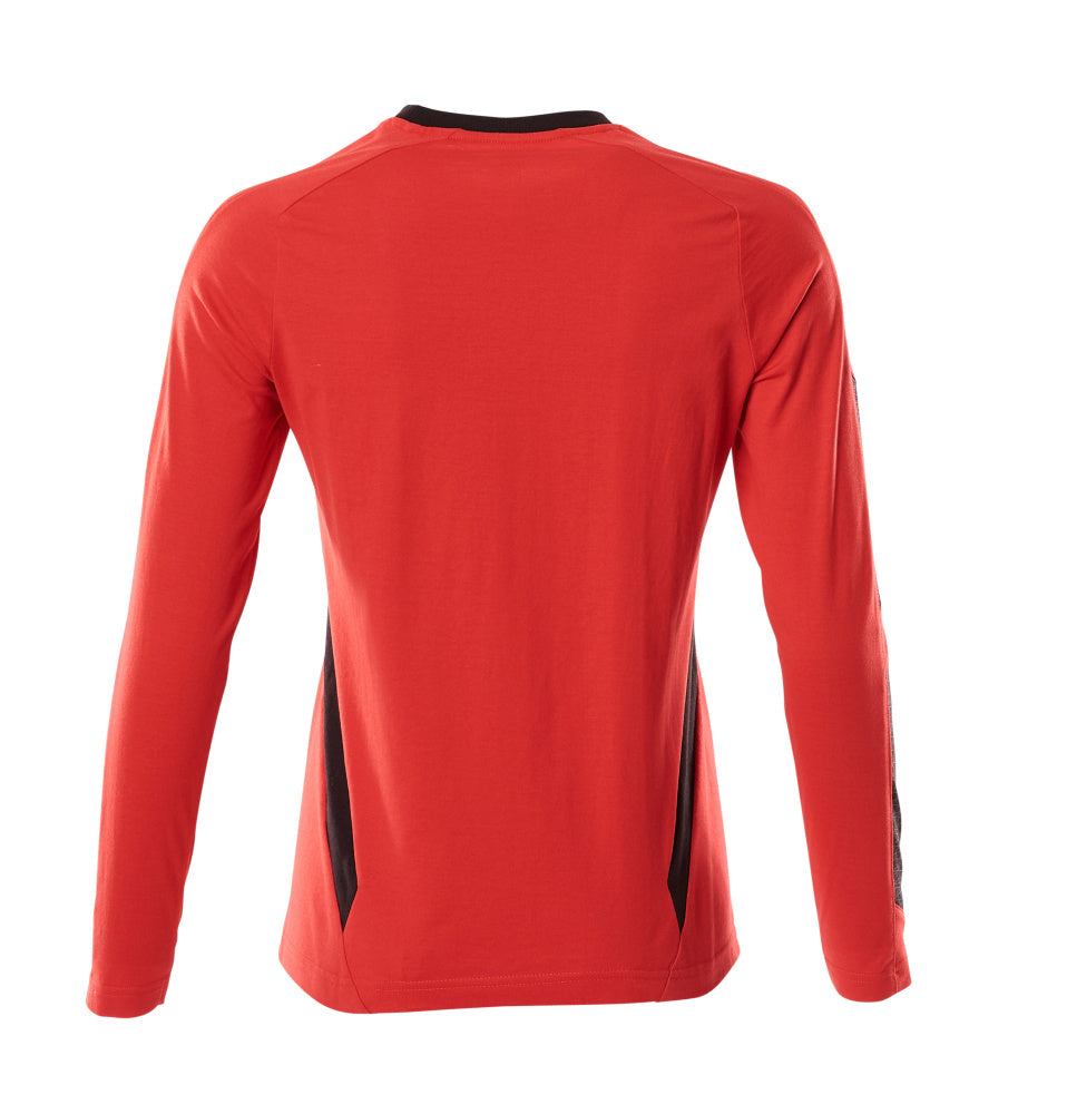 Mascot ACCELERATE  T-shirt, long-sleeved 18391 traffic red/black