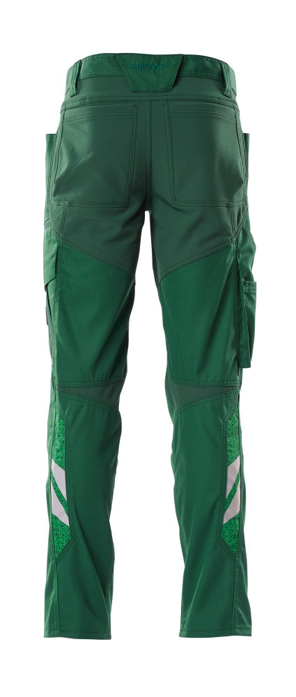 Mascot ACCELERATE Pantalon avec poches genouillères 18579 vert