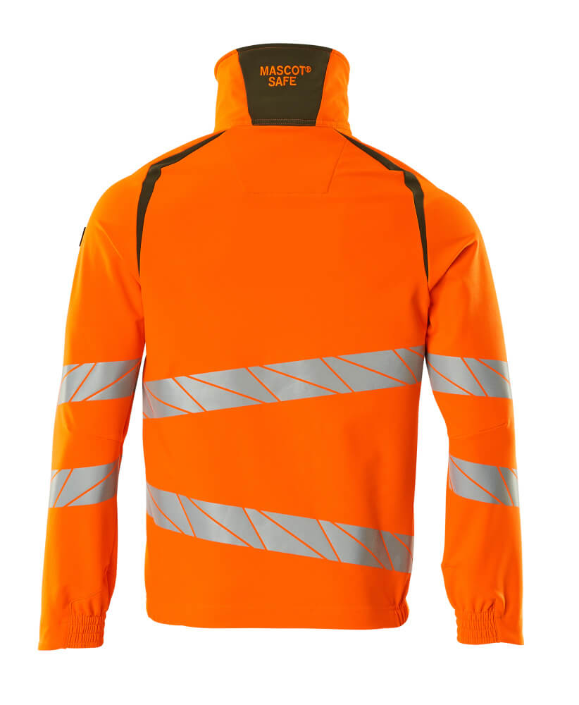 Mascot ACCELERATE SAFE  Jacket 19009 hi-vis orange/moss green
