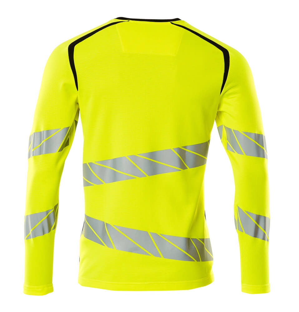 Mascot ACCELERATE SAFE  T-shirt, long-sleeved 19081 hi-vis yellow/black