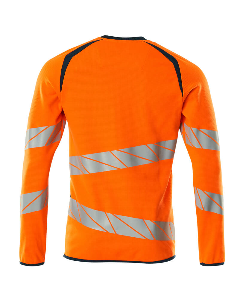 Mascot ACCELERATE SAFE  Sweatshirt 19084 hi-vis orange/dark petroleum