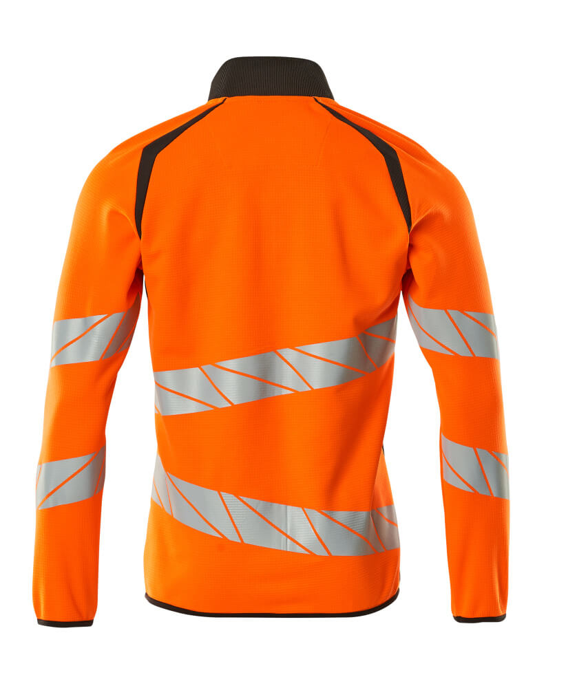 Mascot ACCELERATE SAFE  Sweatshirt with zipper 19184 hi-vis orange/dark anthracite
