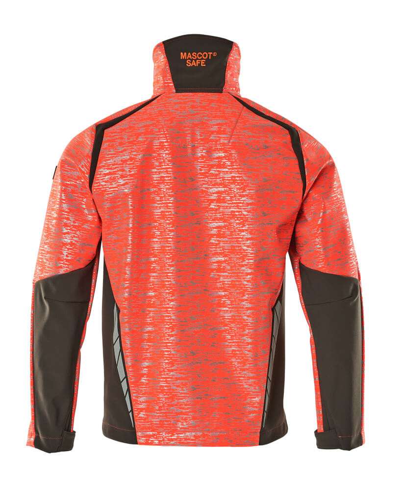 Mascot ACCELERATE SAFE  Softshell Jacket 19202 hi-vis red/dark anthracite