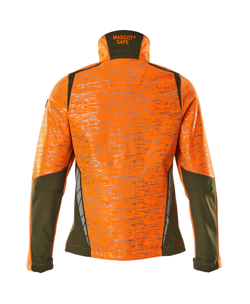 Mascot ACCELERATE SAFE  Softshell Jacket 19212 hi-vis orange/moss green