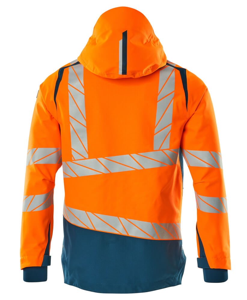 Mascot ACCELERATE SAFE  Outer Shell Jacket 19301 hi-vis orange/dark petroleum