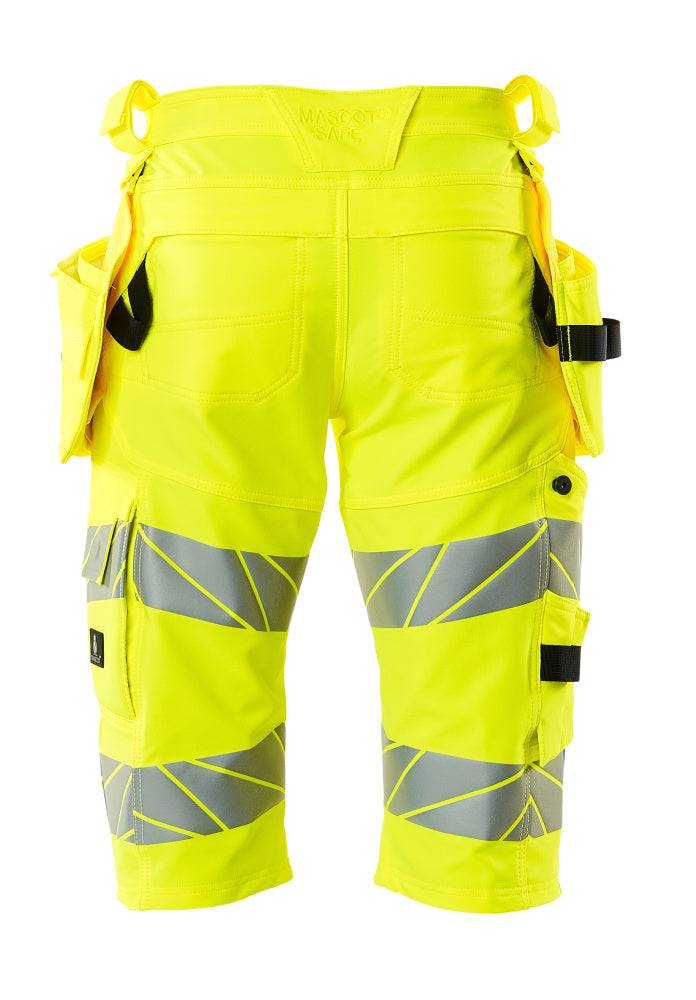 Mascot ACCELERATE SAFE  Shorts, long, with holster pockets 19349 hi-vis yellow