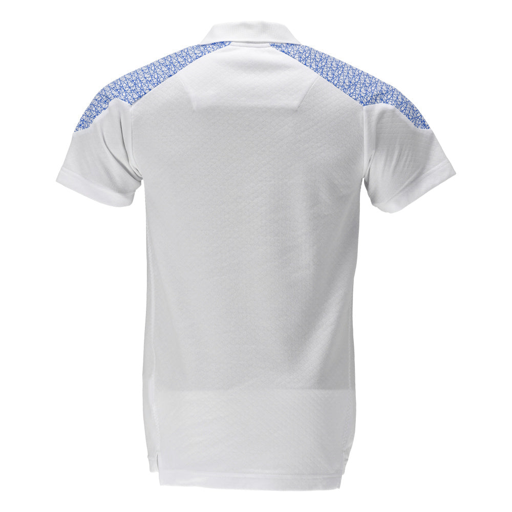 Mascot FOOD & CARE  Polo shirt 20083 white/azure blue