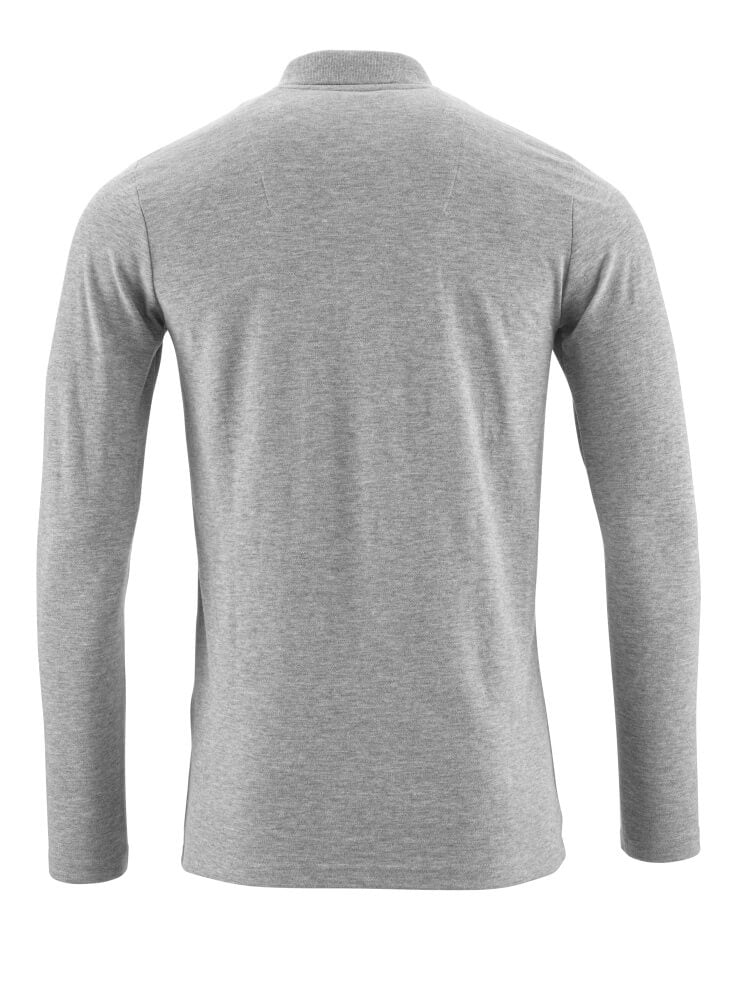 Mascot CROSSOVER  Polo Shirt, long-sleeved 20483 grey-flecked