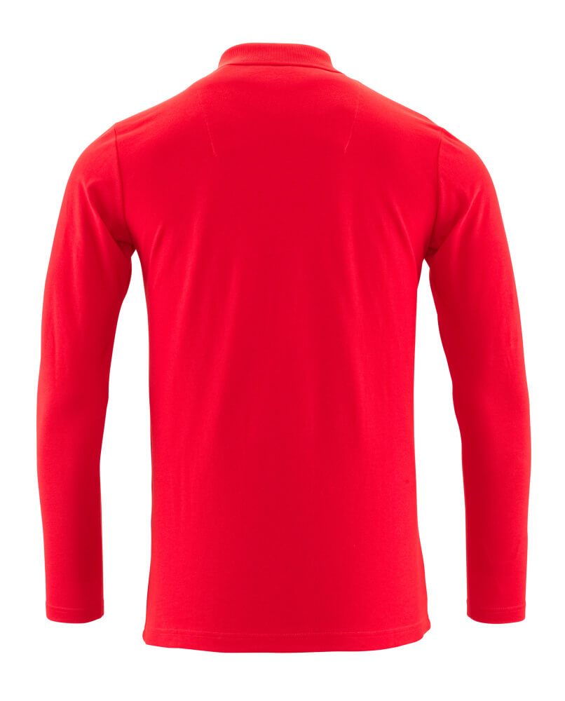 Mascot CROSSOVER  Polo Shirt, long-sleeved 20483 traffic red