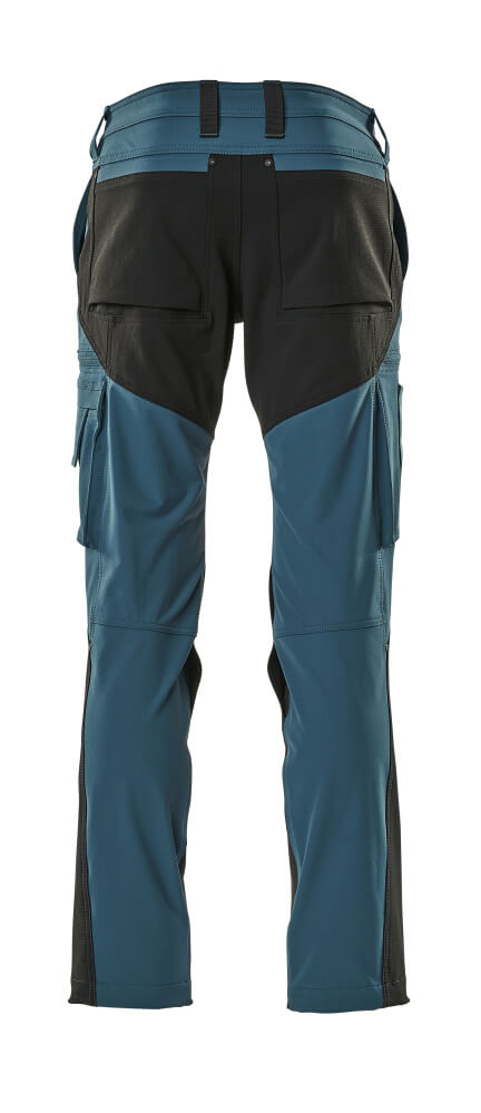 Mascot ADVANCED  Functional Trousers 21679 dark petroleum/black