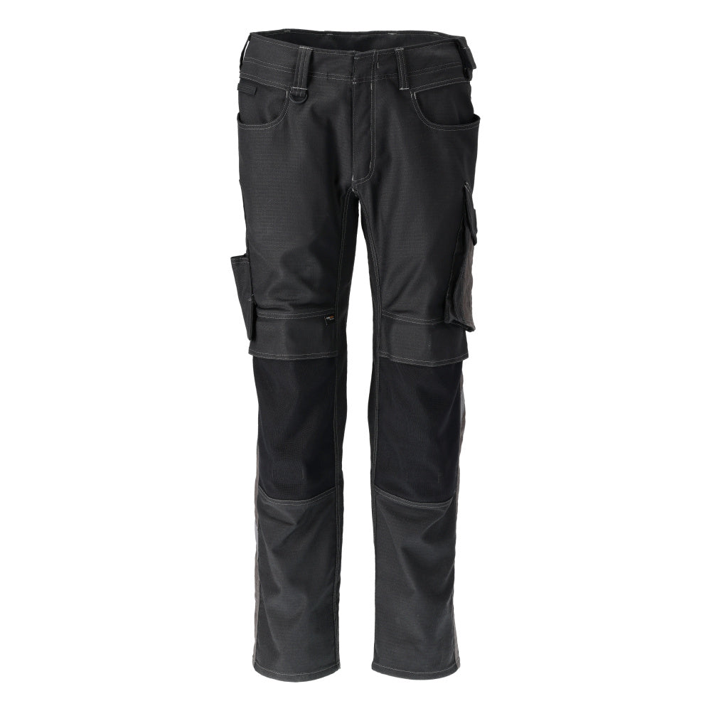 Mascot UNIQUE  Trousers with kneepad pockets 21979 black/dark anthracite